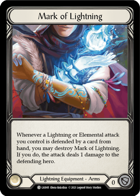 Mark of Lightning [LXI005] (Tales of Aria Lexi Blitz Deck)  1st Edition Normal | Good Games North