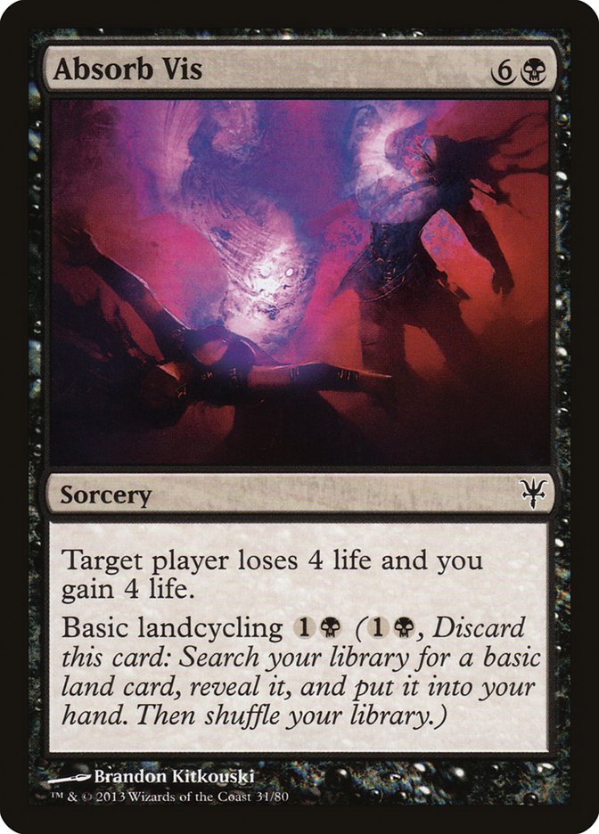 Absorb Vis [Duel Decks: Sorin vs. Tibalt] | Good Games North