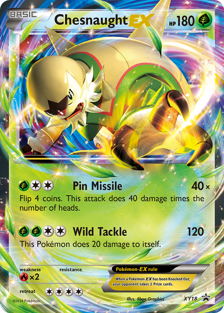 Chesnaught EX (XY18) [XY: Black Star Promos] | Good Games North
