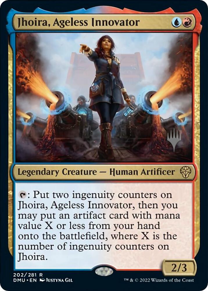 Jhoira Ageless Innovator 202p/161 (Promo Pack: Dominaria United)  - Foil | Good Games North