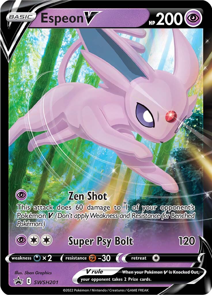 Espeon V (SWSH201) [Sword & Shield: Black Star Promos] | Good Games North