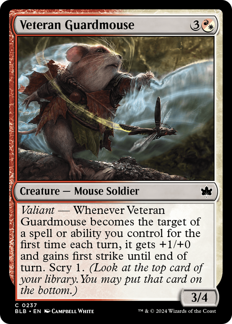 Veteran Guardmouse [Bloomburrow] | Good Games North