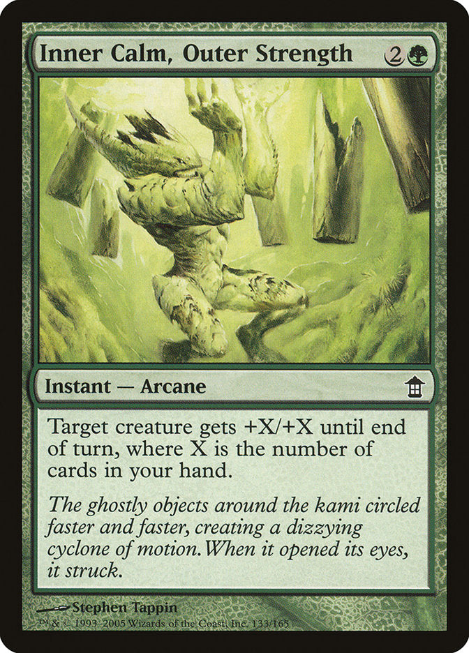 Inner Calm, Outer Strength [Saviors of Kamigawa] | Good Games North