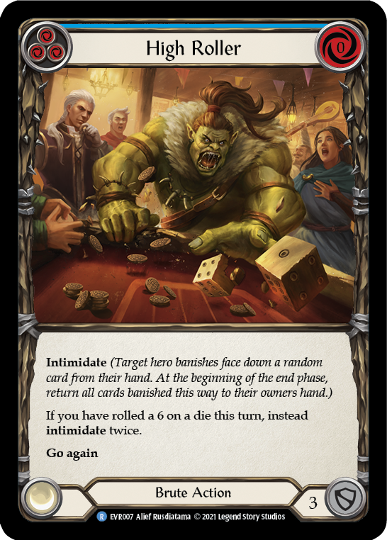 High Roller (Blue) [EVR007] (Everfest)  1st Edition Normal | Good Games North