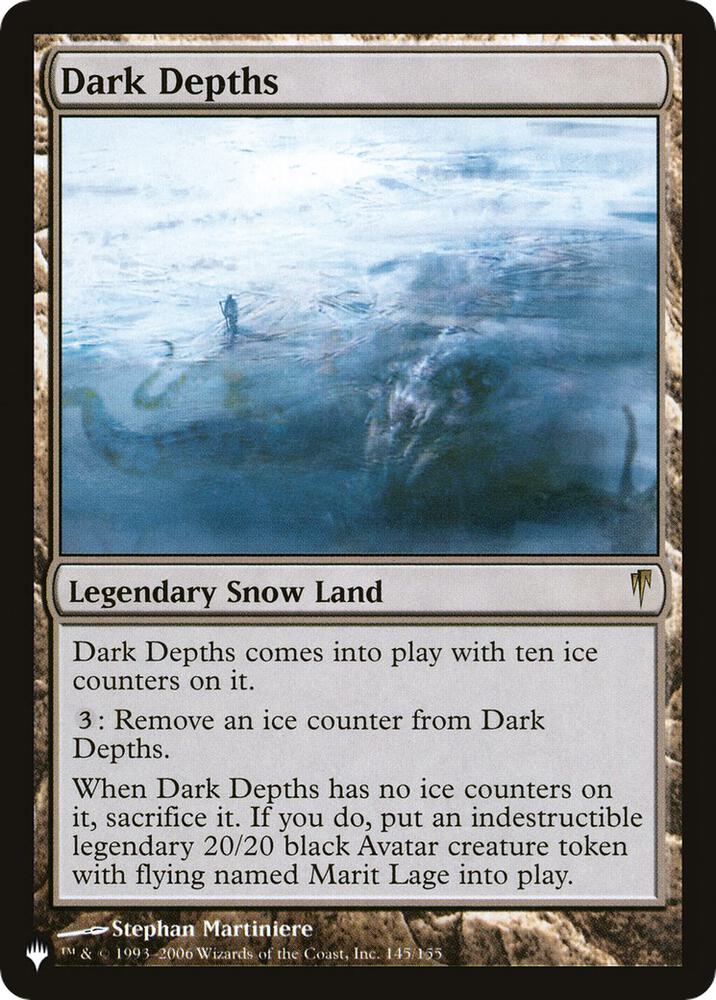 Dark Depths (The List Reprints)  | Good Games North