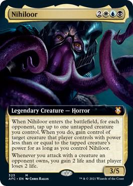Nihiloor Extended Art 323/62 (Commander: Adventures in the Forgotten Realms)  | Good Games North