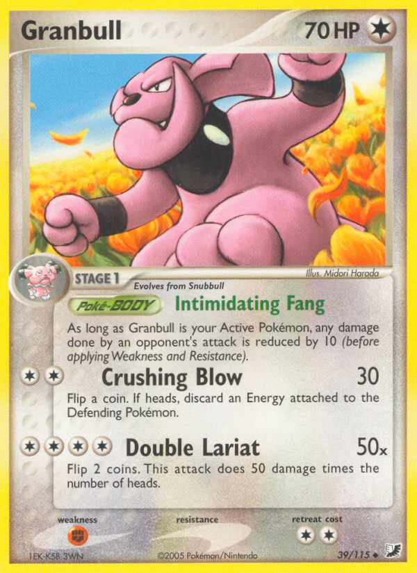 Granbull (39/115) [EX: Unseen Forces] | Good Games North