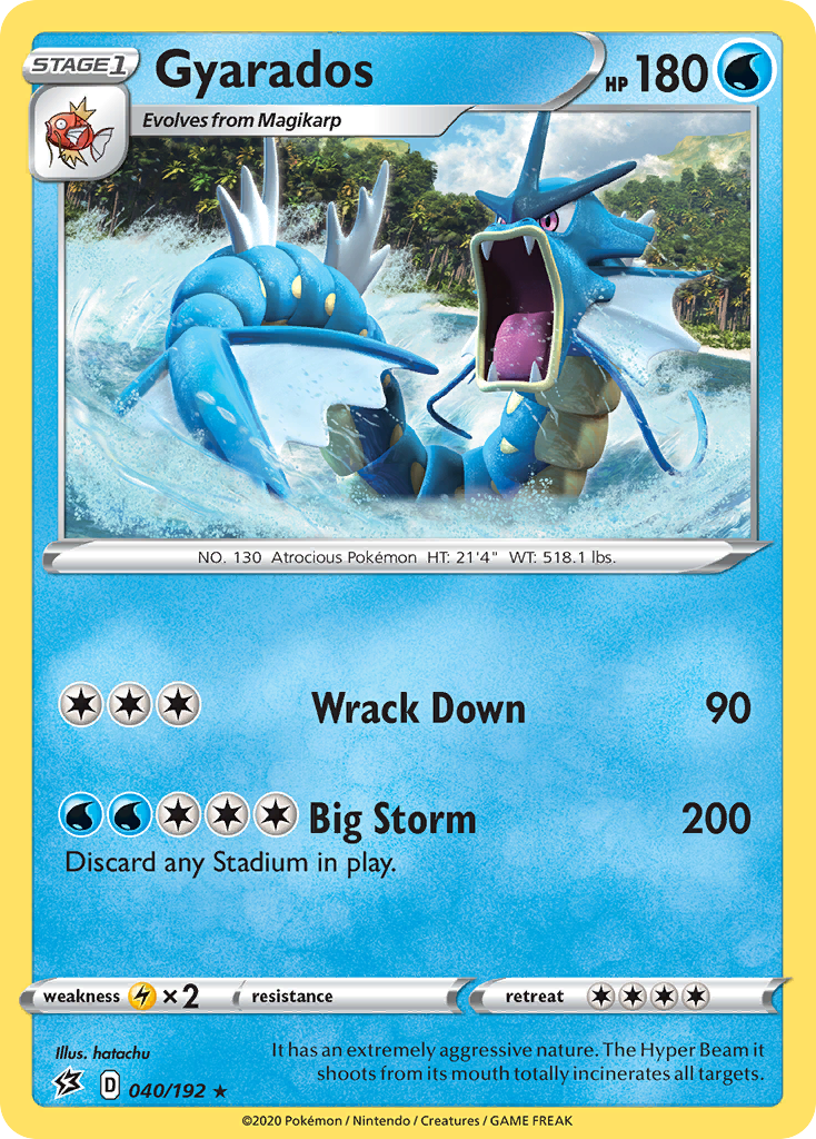 Gyarados (040/192) [Sword & Shield: Rebel Clash] | Good Games North