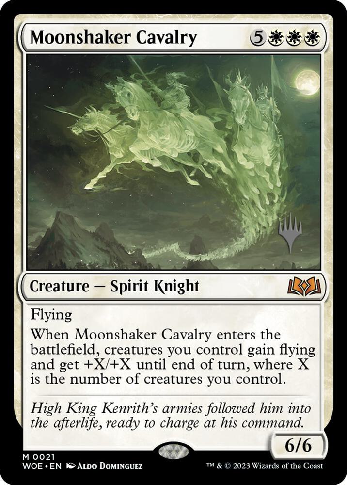 Moonshaker Cavalry 21 (Promo Pack: Wilds of Eldraine)  | Good Games North