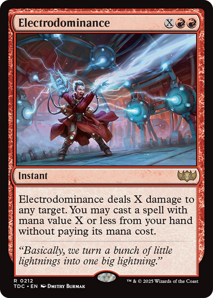 Electrodominance [Tarkir: Dragonstorm Commander] | Good Games North