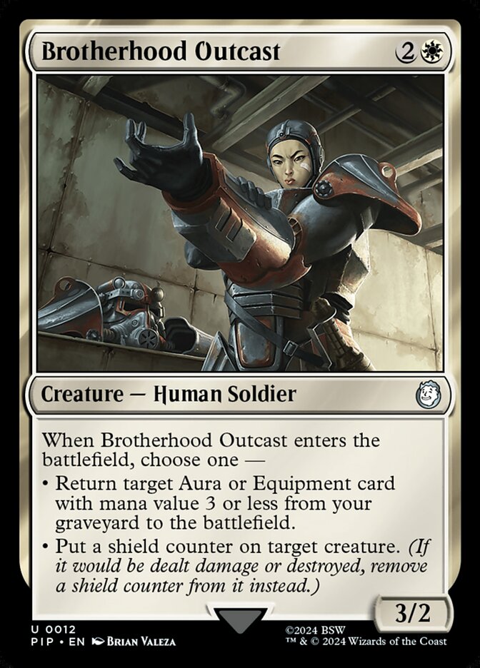 Brotherhood Outcast (Universes Beyond: Fallout)  - Foil | Good Games North