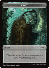 Everywhere // Copy Double-Sided Token [Duskmourn: House of Horror Tokens] | Good Games North