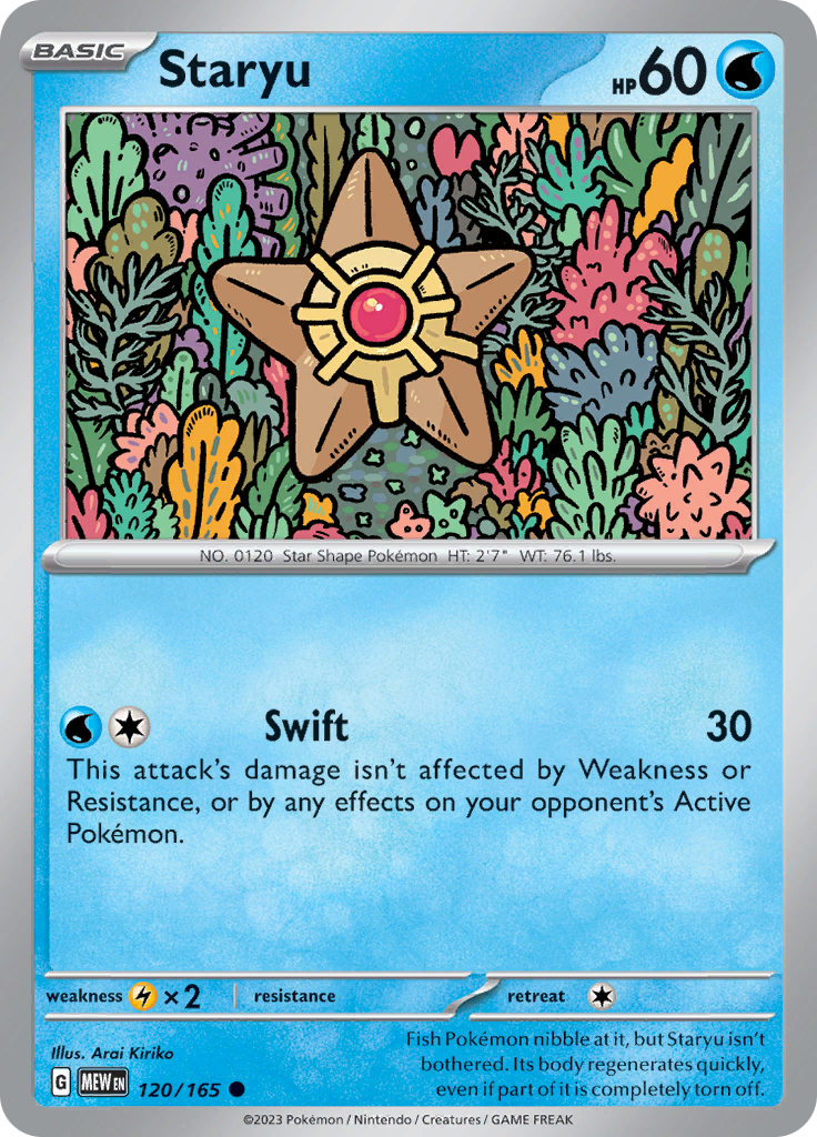 Staryu (120/165) [Scarlet & Violet 151] | Good Games North
