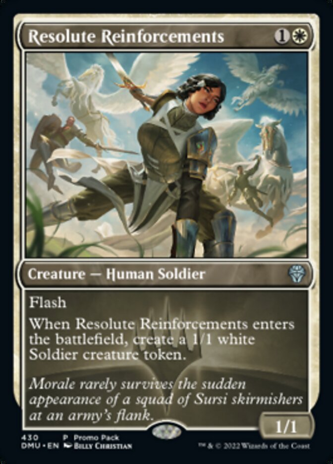 Resolute Reinforcements (Promo Pack) [Dominaria United Promos] | Good Games North