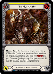 Thunder Quake (Yellow) [EVR025] (Everfest)  1st Edition Rainbow Foil | Good Games North