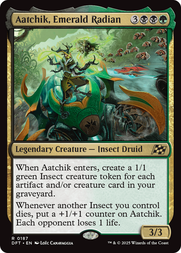 Aatchik, Emerald Radian [Aetherdrift] | Good Games North