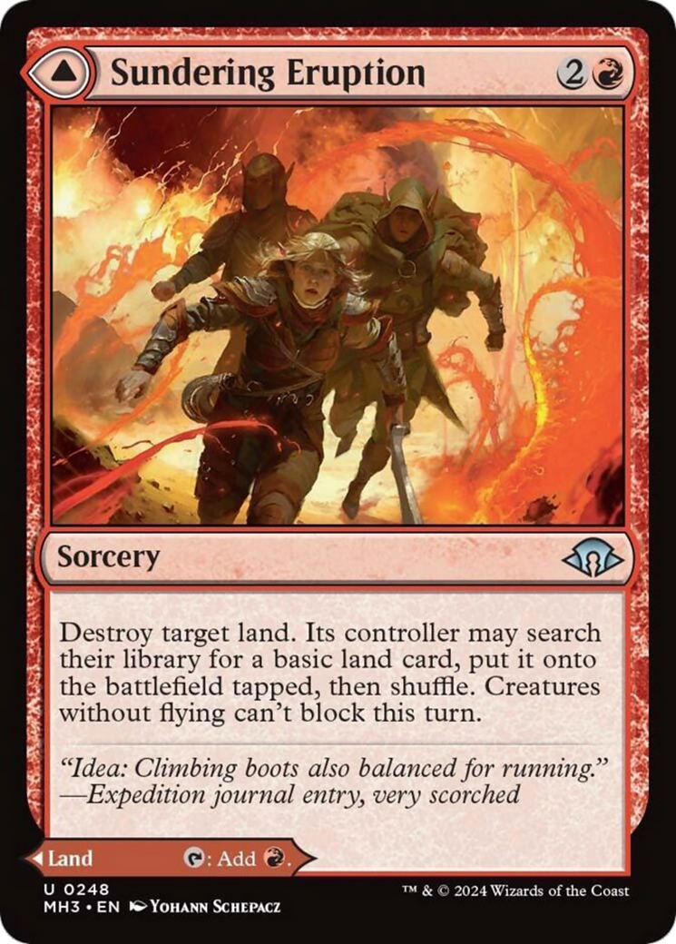 Sundering Eruption // Volcanic Fissure [Modern Horizons 3] | Good Games North