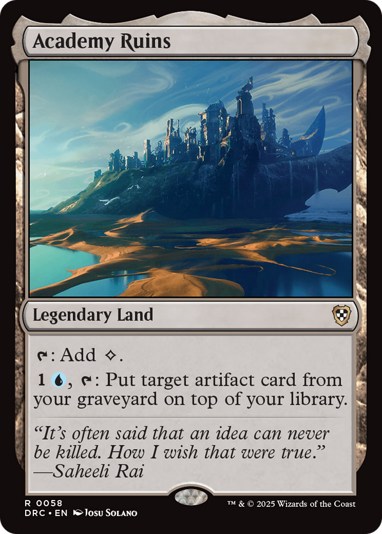 Academy Ruins [Aetherdrift Commander] | Good Games North