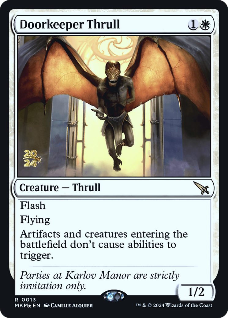 Doorkeeper Thrull [Murders at Karlov Manor Prerelease Promos] | Good Games North