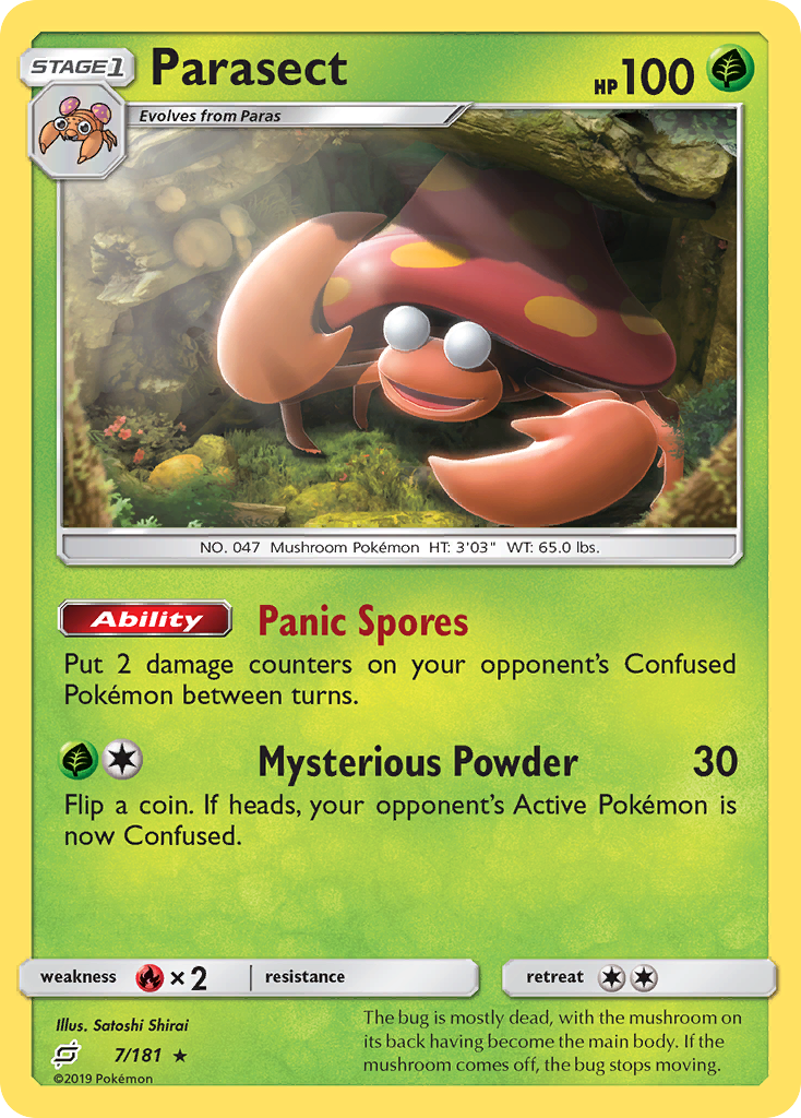 Parasect (7/181) [Sun & Moon: Team Up] | Good Games North