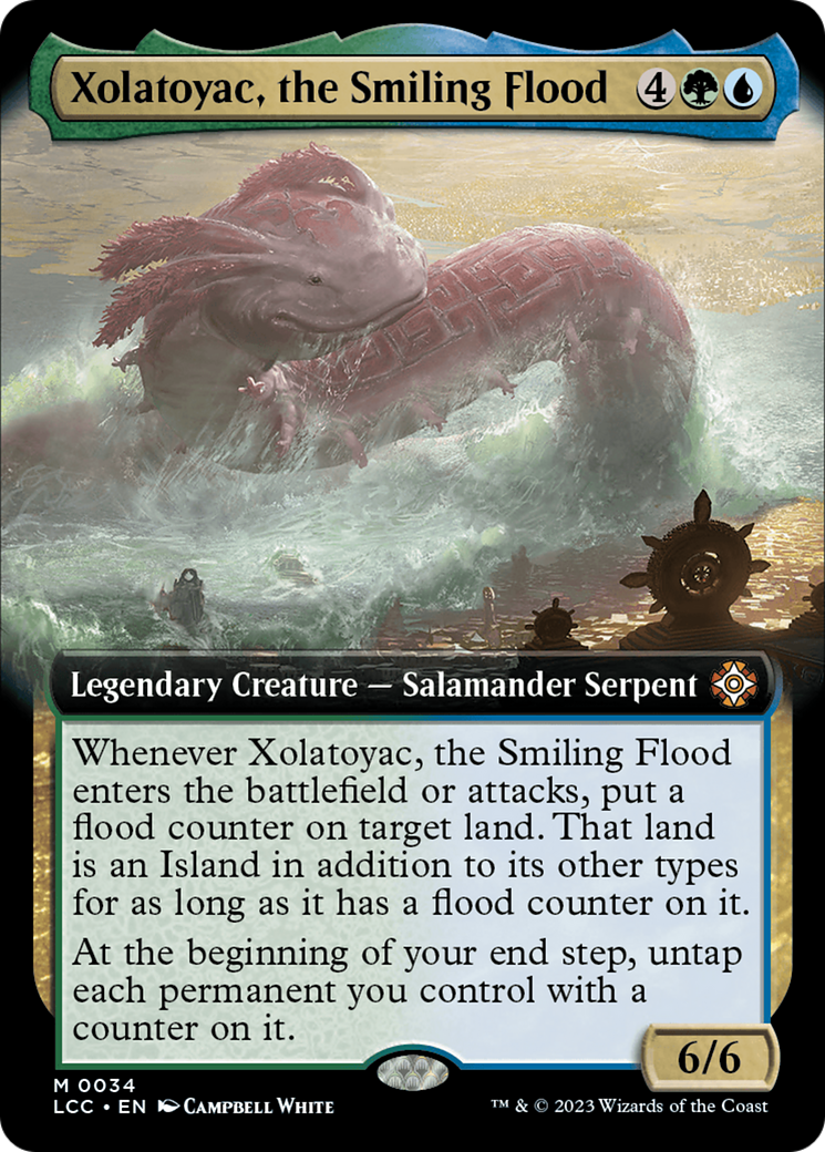 Xolatoyac, the Smiling Flood (Extended Art) [The Lost Caverns of Ixalan Commander] | Good Games North