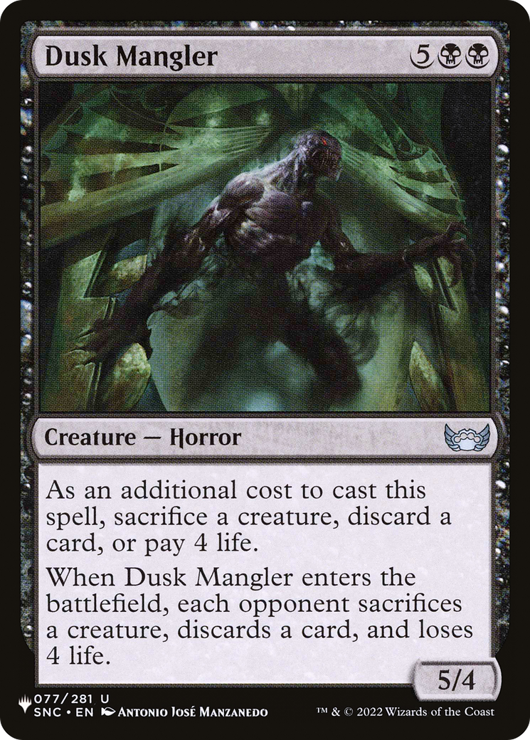 Dusk Mangler [The List] | Good Games North