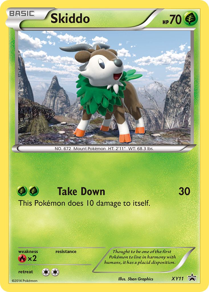 Skiddo (XY11) [XY: Black Star Promos] | Good Games North