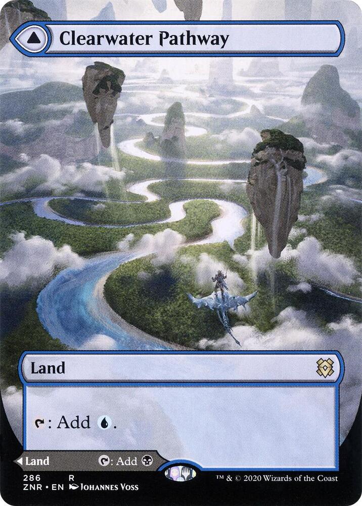 Clearwater Pathway Borderless (Zendikar Rising)  - Foil | Good Games North
