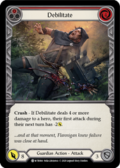 Debilitate (Red) [U-WTR066] (Welcome to Rathe Unlimited)  Unlimited Rainbow Foil | Good Games North