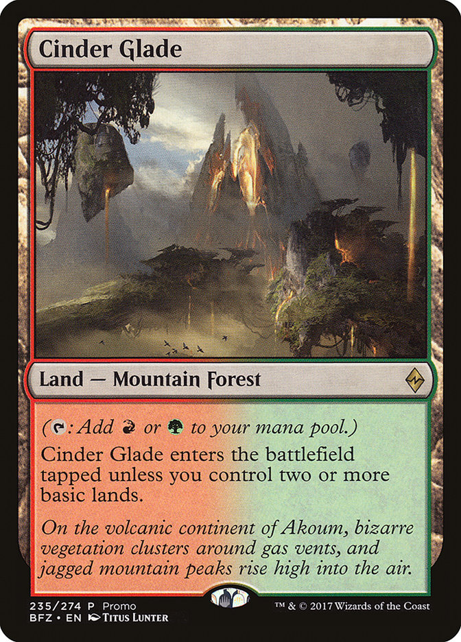 Cinder Glade (Promo) [Standard Showdown Promos] | Good Games North