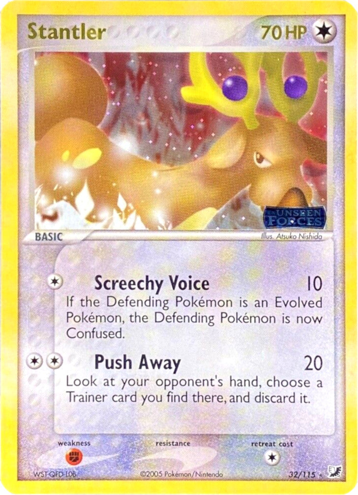 Stantler (32/115) (Stamped) [EX: Unseen Forces] | Good Games North