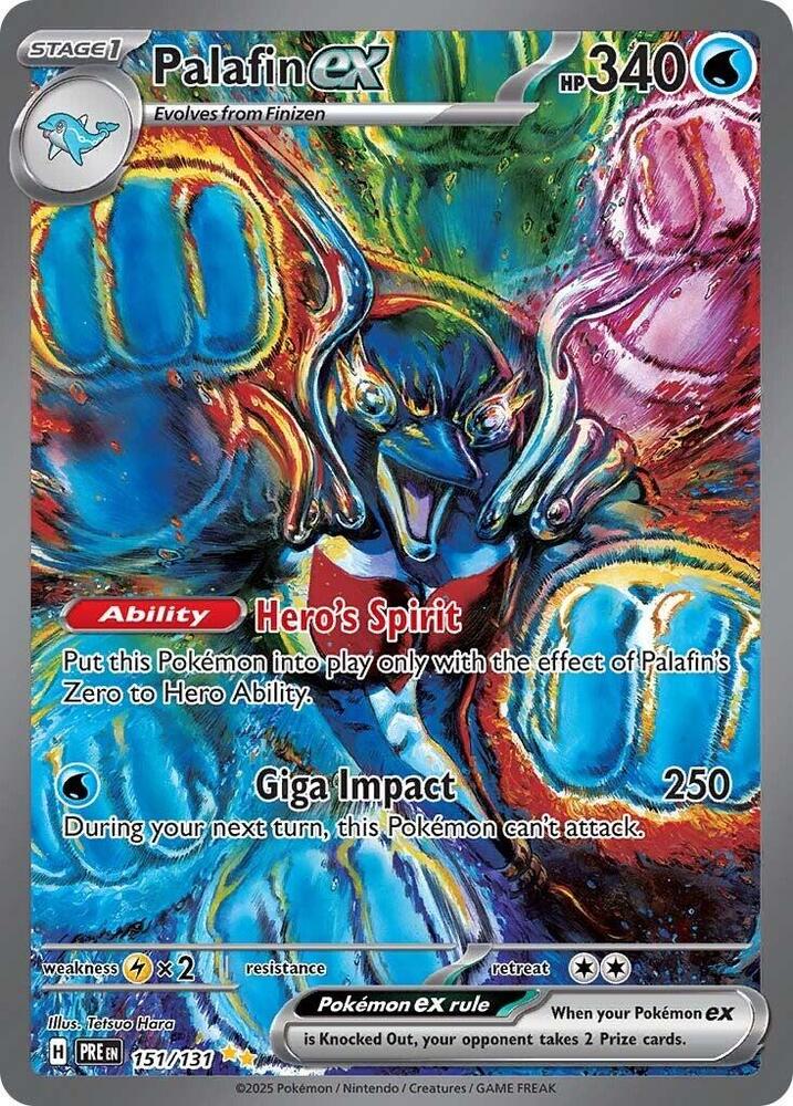 Palafin ex (151/131) [Scarlet & Violet: Prismatic Evolutions] | Good Games North