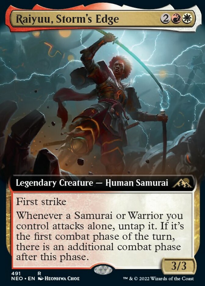 Raiyuu, Storm's Edge (Extended Art) [Kamigawa: Neon Dynasty] | Good Games North