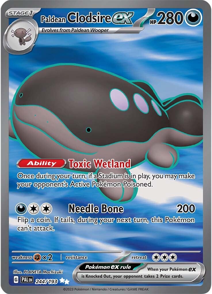 Paldean Clodsire ex (244/193) [Scarlet & Violet: Paldea Evolved] | Good Games North