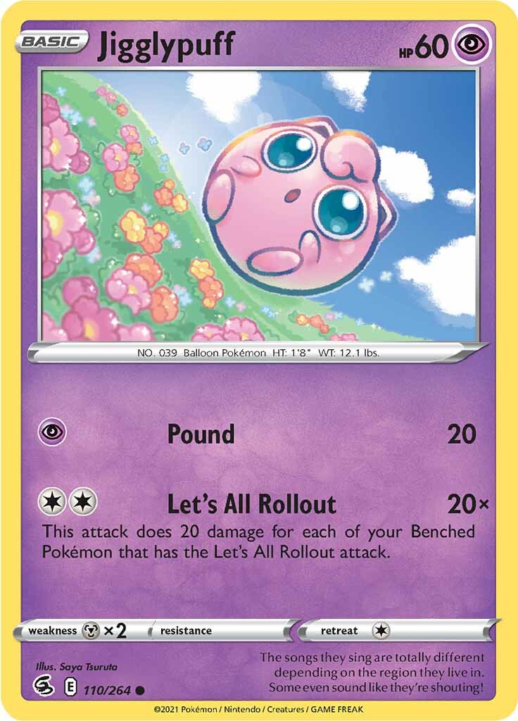 Jigglypuff (110/264) [Sword & Shield: Fusion Strike] | Good Games North