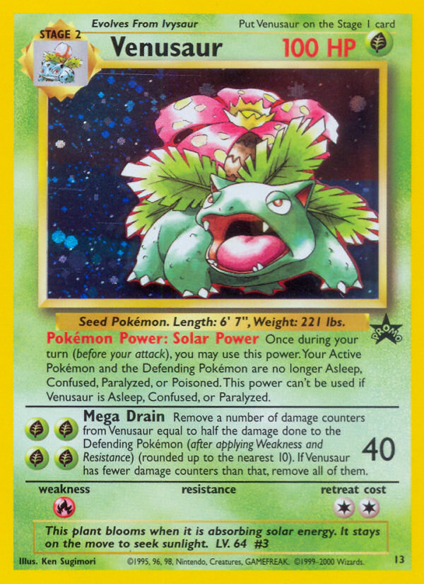 Venusaur (13) [Wizards of the Coast: Black Star Promos] | Good Games North