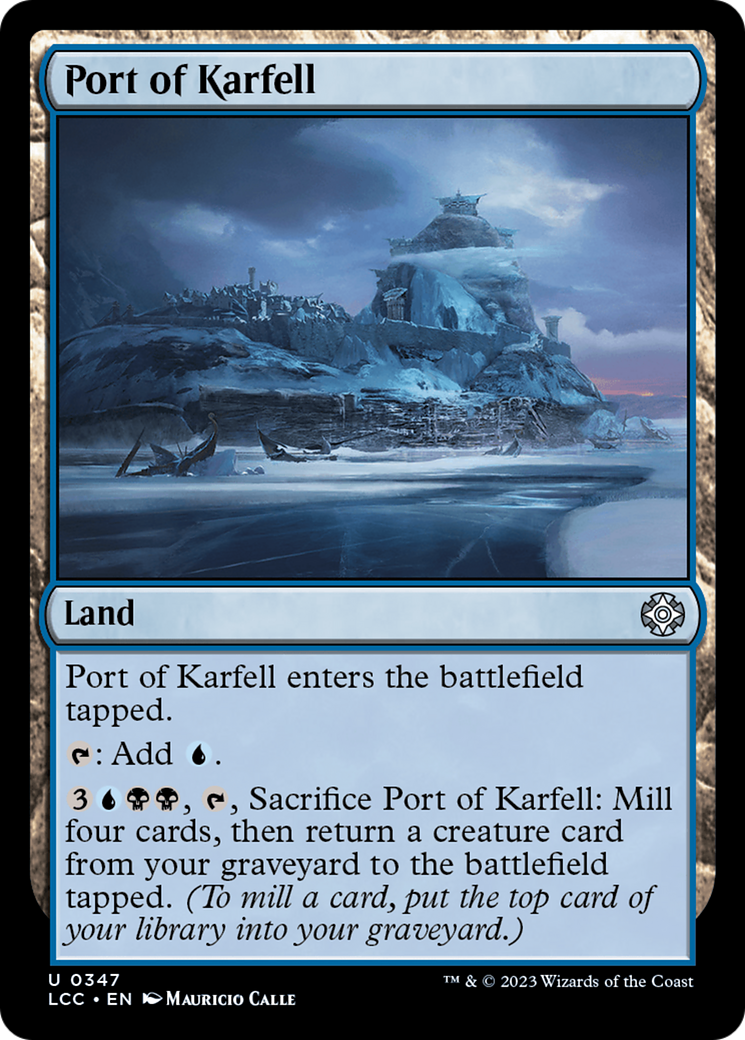 Port of Karfell [The Lost Caverns of Ixalan Commander] | Good Games North