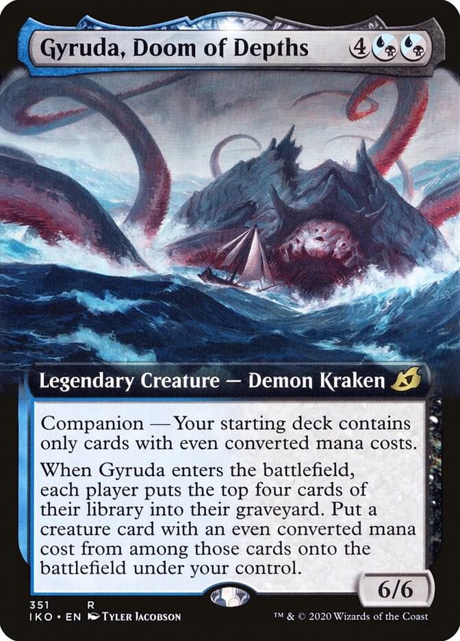 Gyruda, Doom of Depths 351/274 (Ikoria: Lair of Behemoths)  - Extended Art | Good Games North