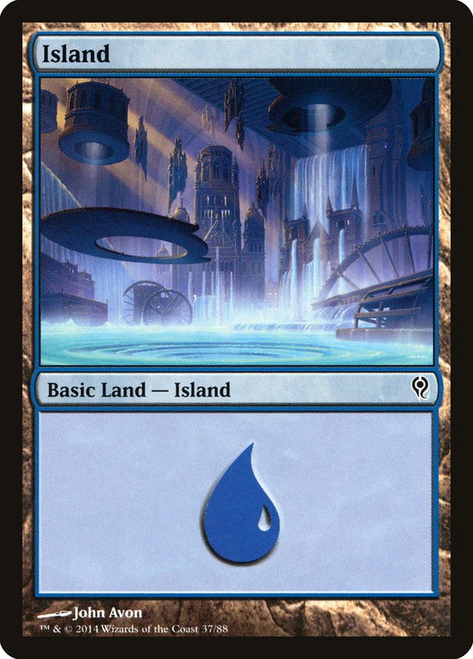 Island (37) [Duel Decks: Jace vs. Vraska] | Good Games North