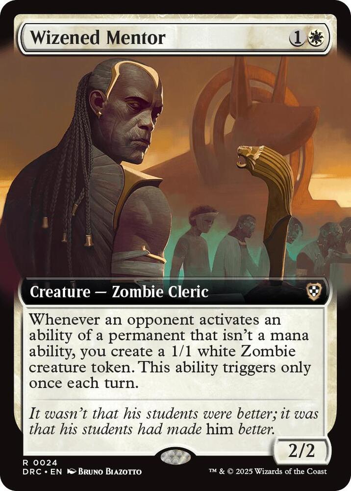 Wizened Mentor Extended Art (Commander: Aetherdrift)  | Good Games North