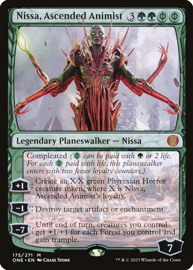 Nissa, Ascended Animist (Phyrexia: All Will Be One)  | Good Games North