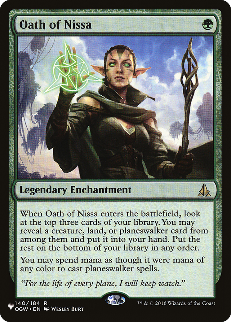 Oath of Nissa [The List] | Good Games North