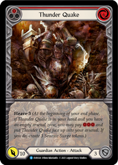 Thunder Quake (Red) [EVR024] (Everfest)  1st Edition Extended Art Rainbow Foil | Good Games North