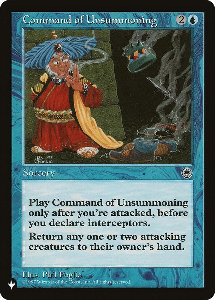 Command of Unsummoning (The List Reprints)  | Good Games North