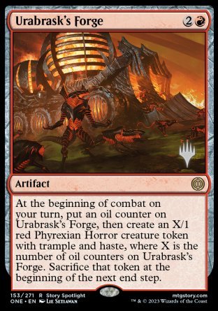 Urabrask's Forge (Promo Pack) [Phyrexia: All Will Be One Promos] | Good Games North