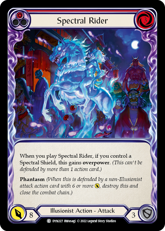 Spectral Rider (Red) [DYN227] (Dynasty) | Good Games North