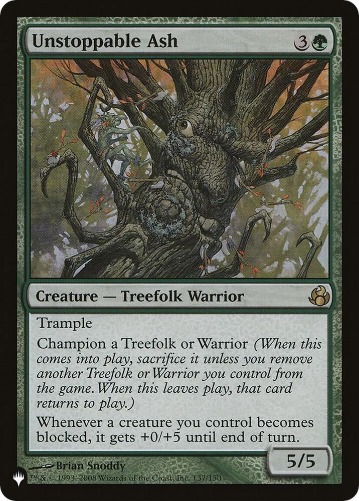Unstoppable Ash (The List Reprints)  | Good Games North