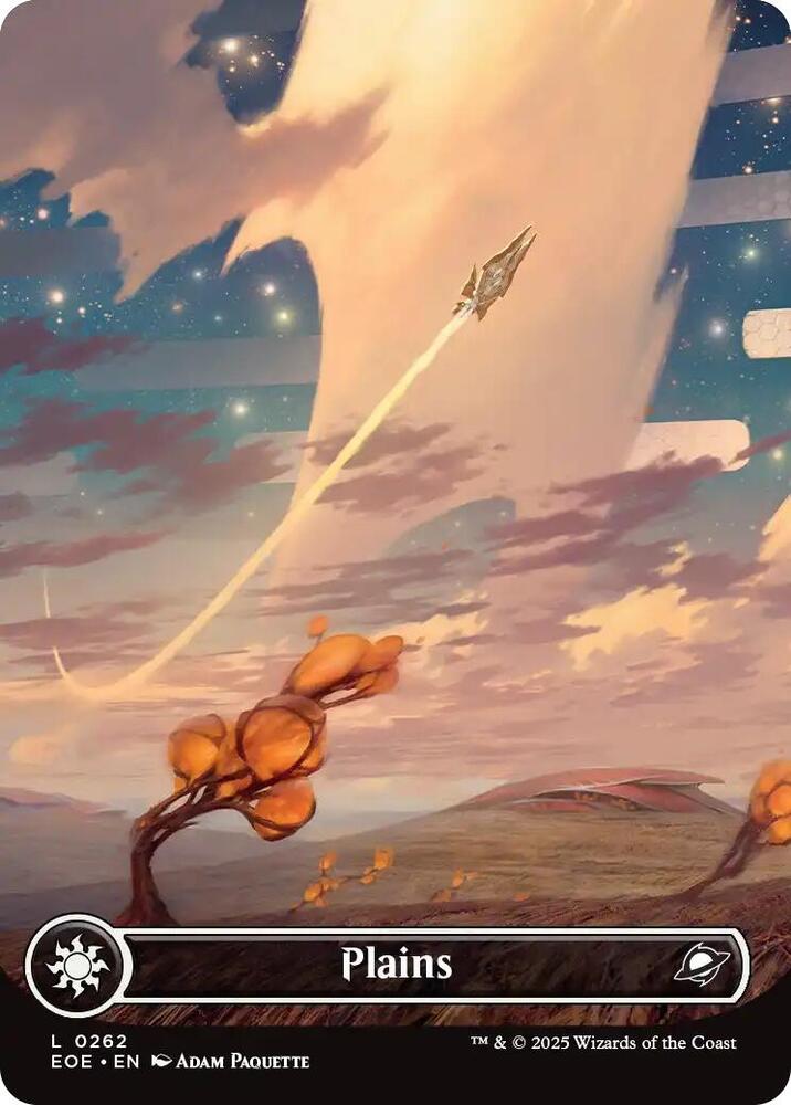 Plains 262 (Edge of Eternities)  - Full Art Foil | Good Games North