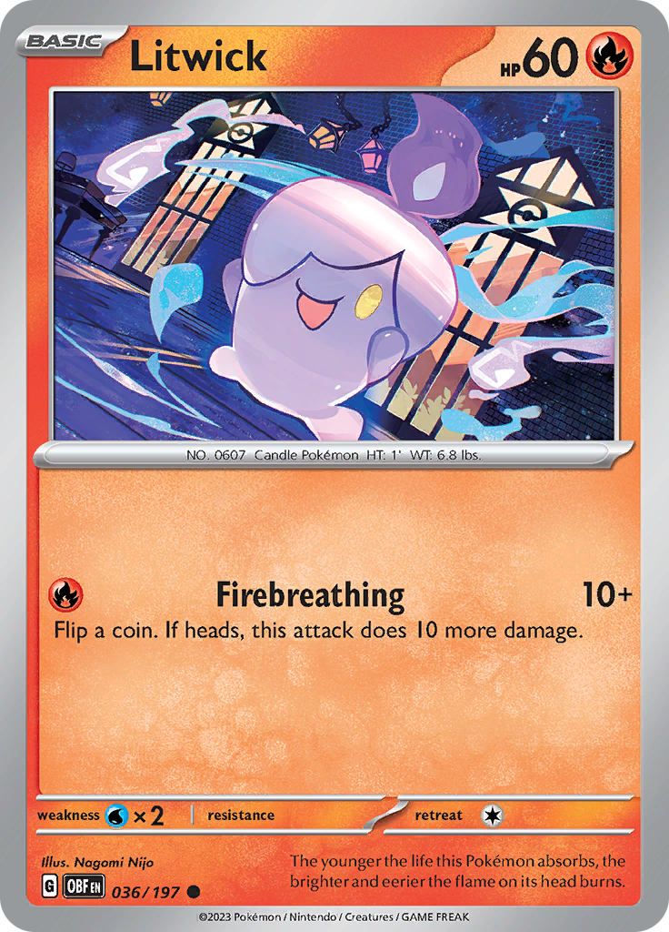 Litwick (036/197) [Scarlet & Violet: Obsidian Flames] | Good Games North