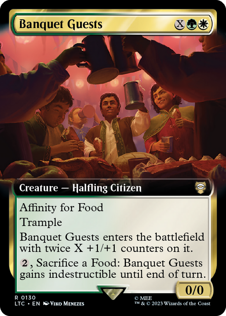 Banquet Guests (Extended Art) [The Lord of the Rings: Tales of Middle-Earth Commander] | Good Games North